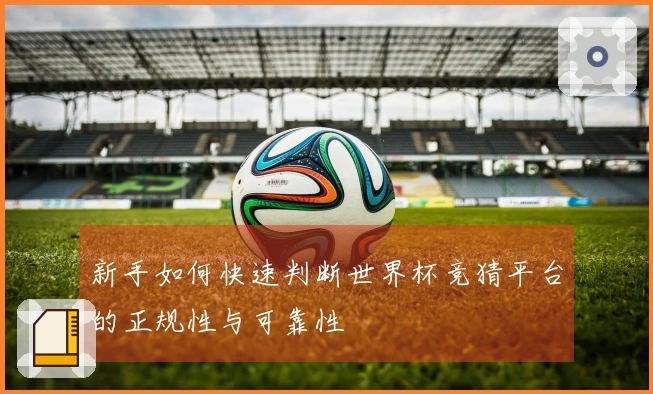 新手如何快速判断世界杯竞猜平台的正规性与可靠性