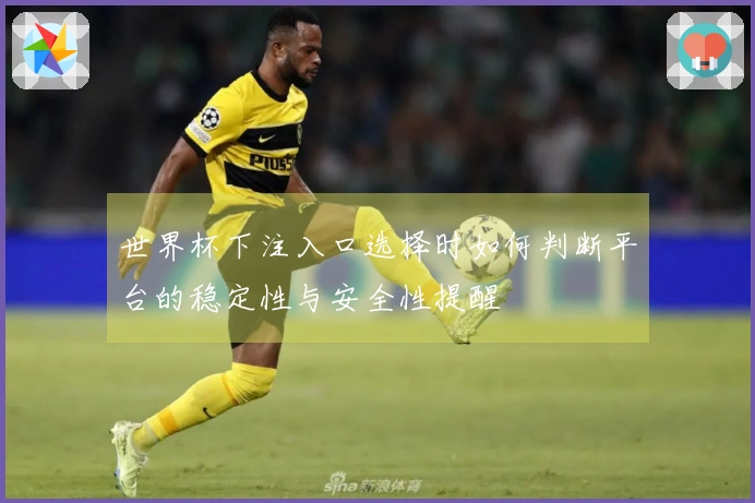 世界杯下注入口选择时如何判断平台的稳定性与安全性提醒