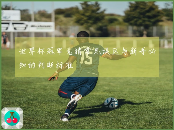 世界杯冠军竞猜常见误区与新手必知的判断标准